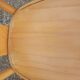 4 bistro chairs in solid blond wood, Fischel style