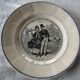 Old dessert plate "Les petites dames"