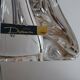 Daum France 1960 crystal lamp signed and labeled - 46 cm