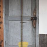 1930s brass floor lamp, reading lamp.