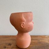 Child face head pot cover