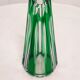 Vase en verre sculpté de Bohême. République tchèque, années 1980.