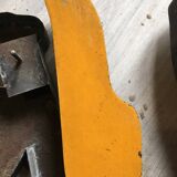 Beautiful letters in yellow from butchery