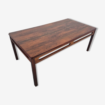 Table basse scandinave en palissandre de Arne Halvorsen pour Rasmus Solberg, Norvège 1960s