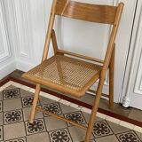 set of 2 vintage folding chairs