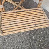 Ancien fauteuil rotin vintage chaise
