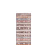 Vintage Turkish rug from Oushak, hand-woven 54x733 cm