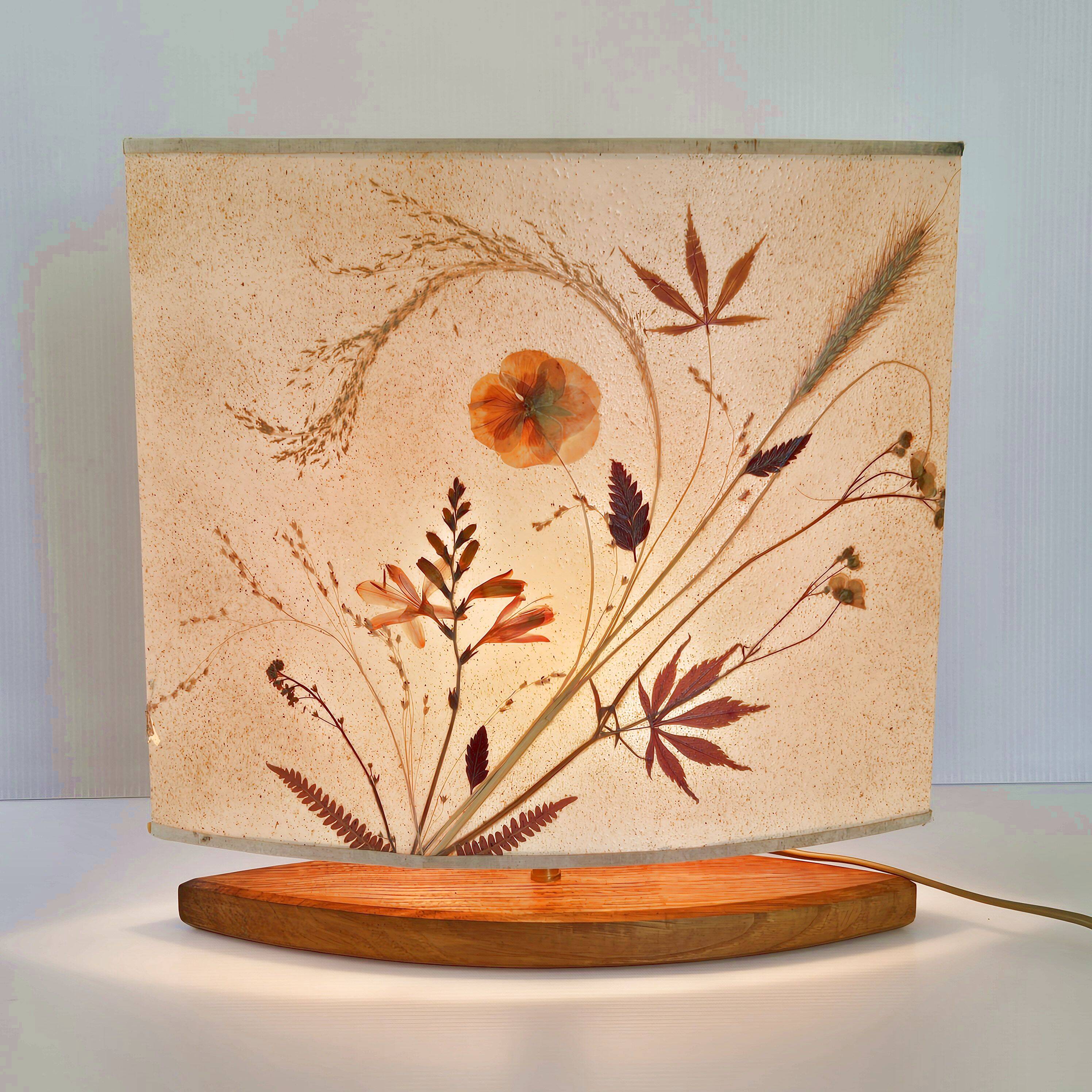 Vintage herbarium lamp 1970