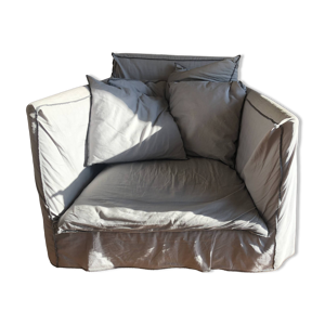 Fauteuil Ghost 01 Gervasoni bleu