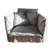 Ghost Armchair 01 Gervasoni glacier blue