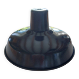 lampshade in enamelled sheet metal, anthracite grey