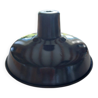 lampshade in enamelled sheet metal, anthracite grey