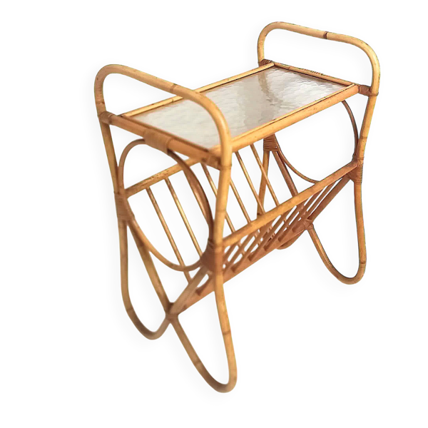 Table d'appoint et porte journaux Anées 60 — Beyit