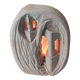 Stone lamp Arsène Galisson