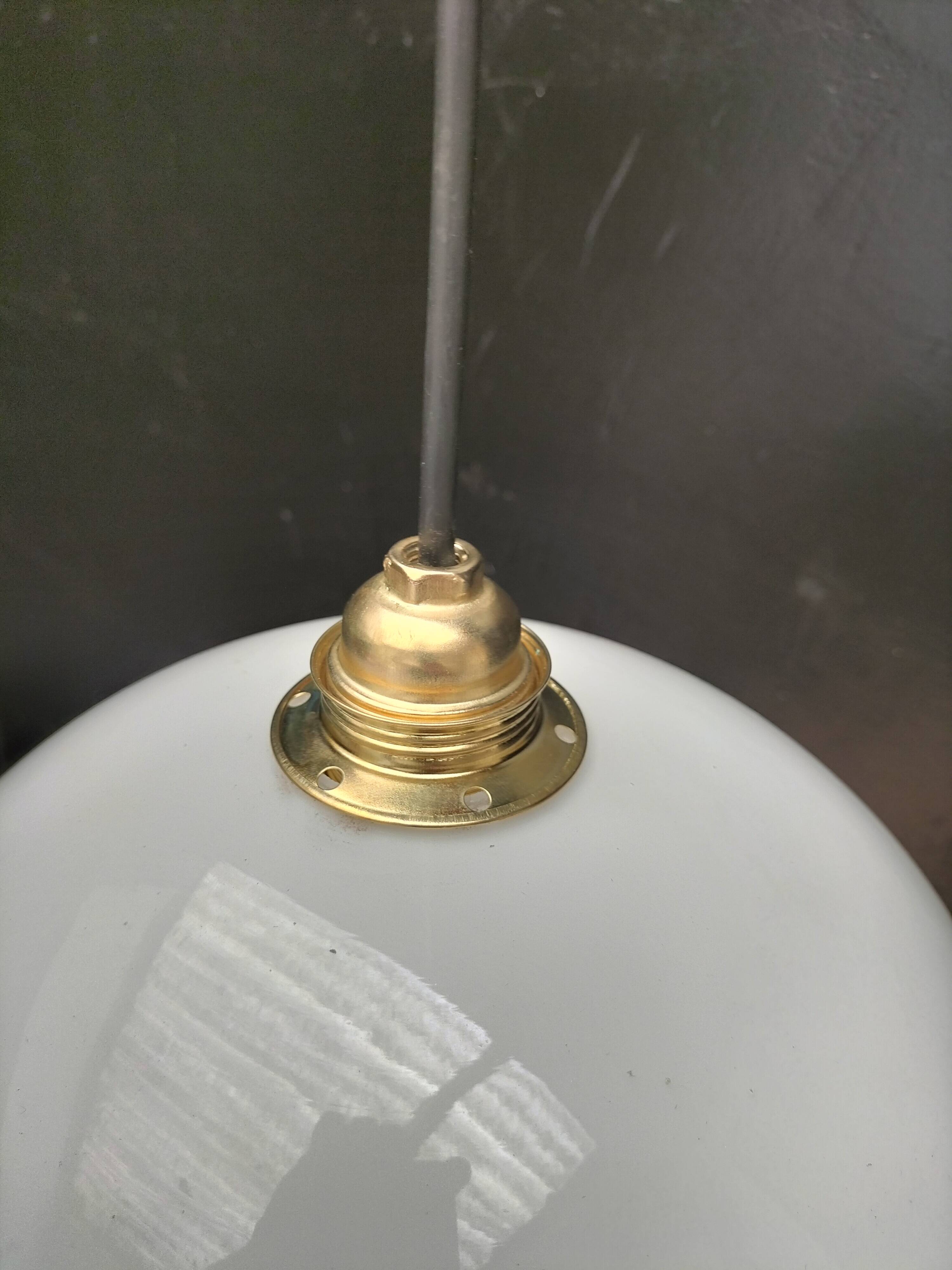 Opaline pendant light