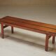 Italian slatted bench, 1960s