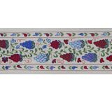 Hand-knotted rug, vintage Turkish rug 43x182 cm