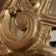 20th century gilded wooden mirror with bezels h120 x l71