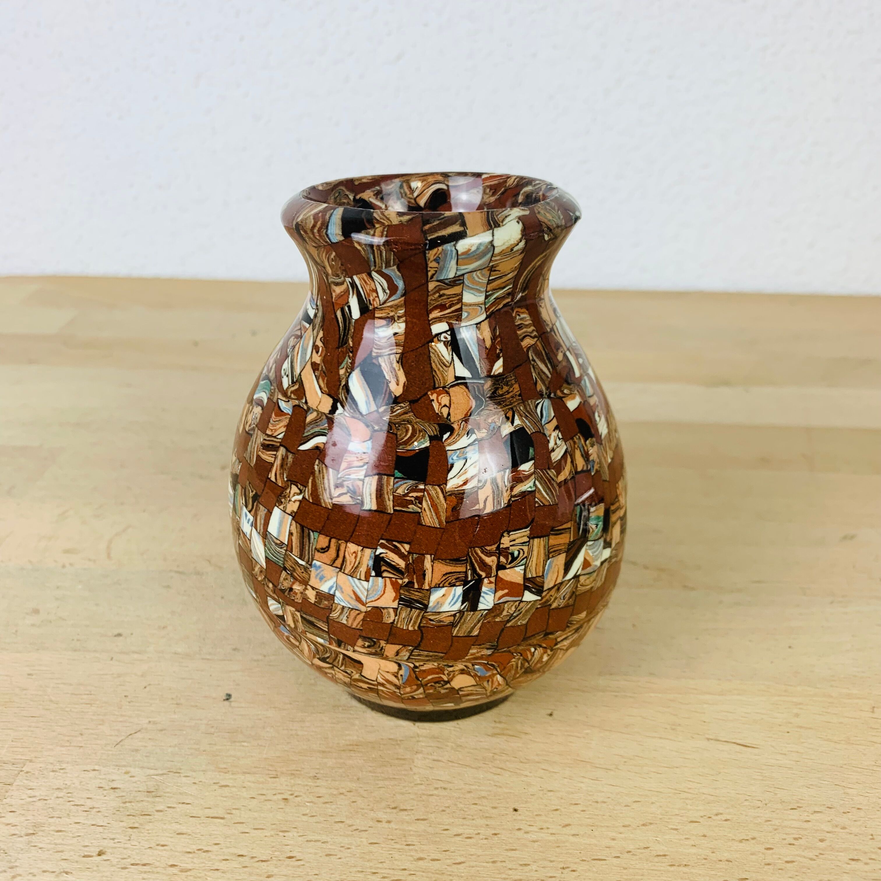 Vase Gerbino Vallauris mixed earth