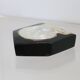 Ashtray, resin and mother-of-pearl inclusions, in the style of Jean Claude Dresse, 1970, vintage