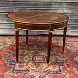 Half moon table in mahogany era Louis XVI XVIII th century