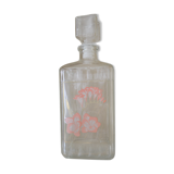 Whisky carafe flower pattern
