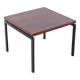 Teak and metal coffee table, Germany 1960