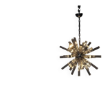 Suspension Sputnik en verre de Murano, Italie.