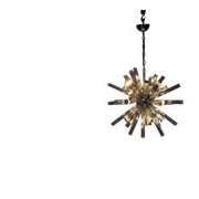 Murano glass Sputnik pendant light, Italy.