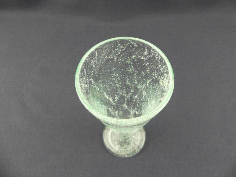 6 bubble glass champagne flutes