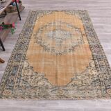 57s Orange Classic Vintage Rug 158x260Cm