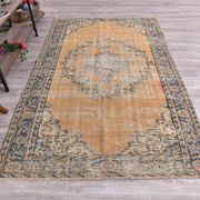 Tapis vintage classique orange 57s 158x260 cm