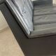 Shaker leather sofa