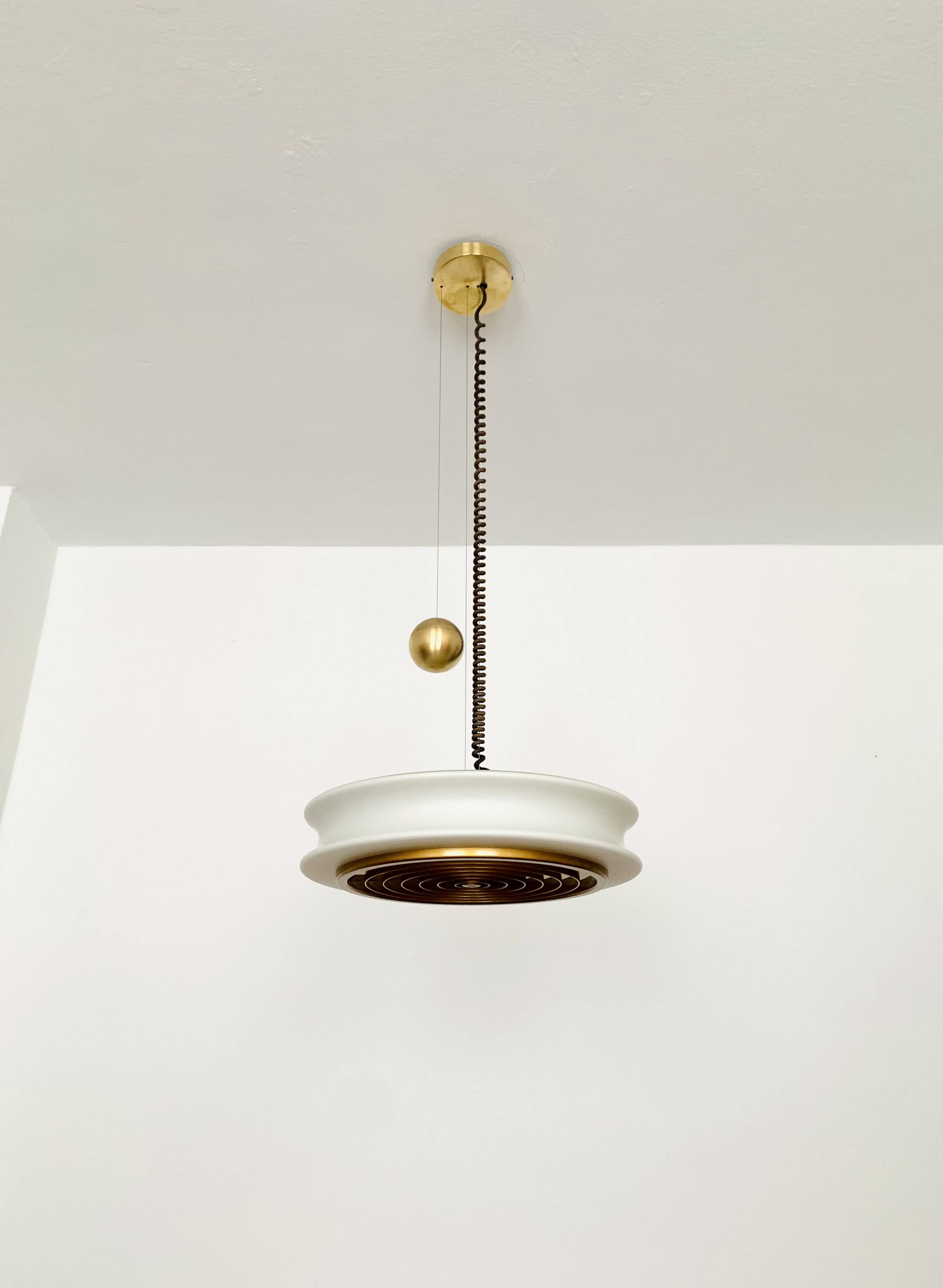Adjustable Orion Glass Pendant Lamp from Staff