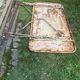 Rectangular folding garden table