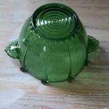 Vintage molded glass bowl