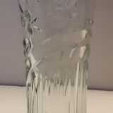 Vase en verre transparent