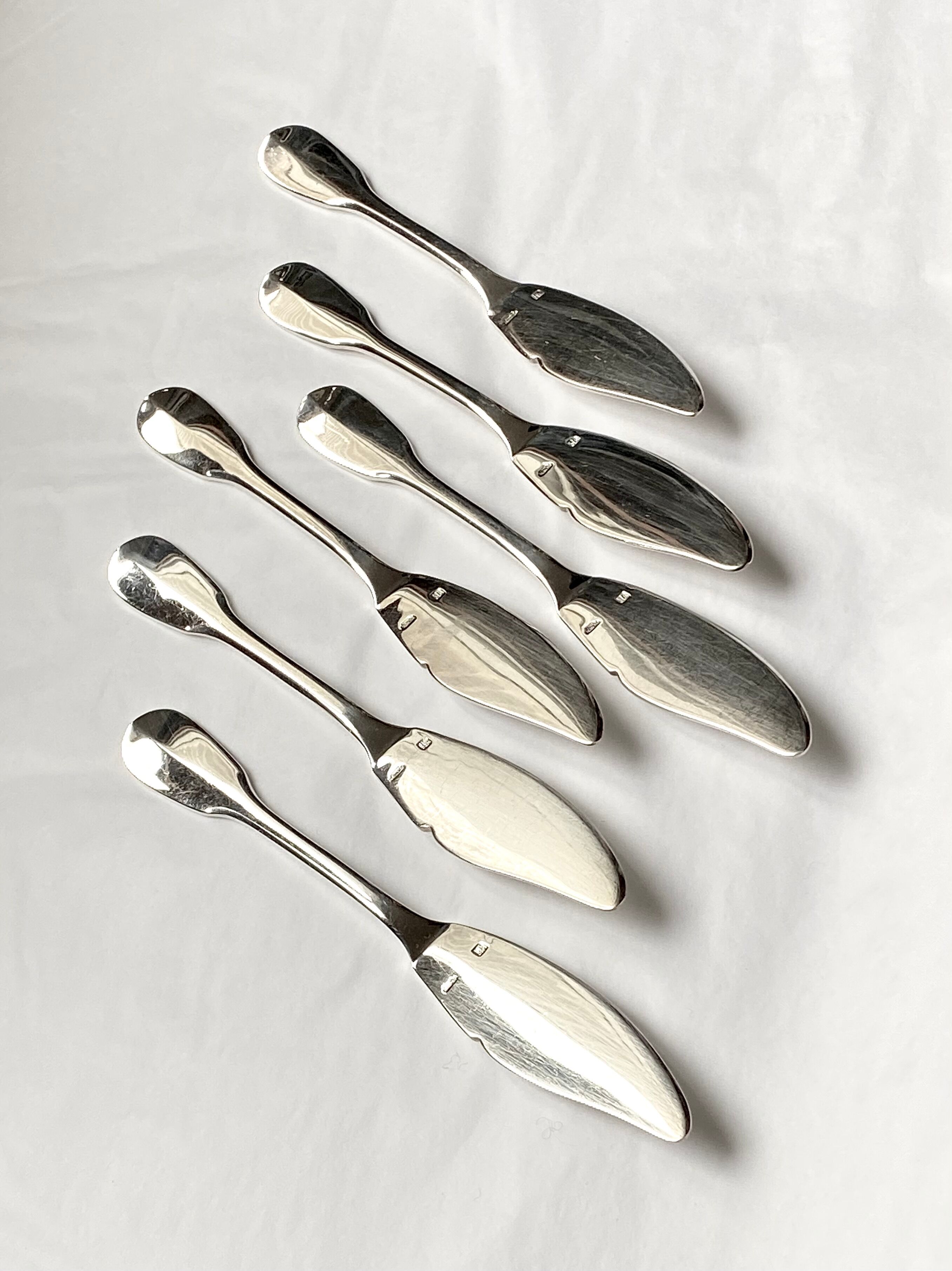 Puiforcat Hermes set of 6 fish knives