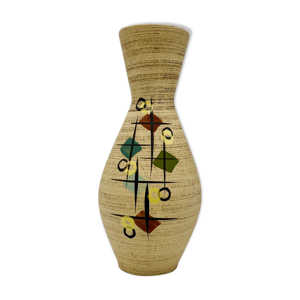 Vase céramique, décors