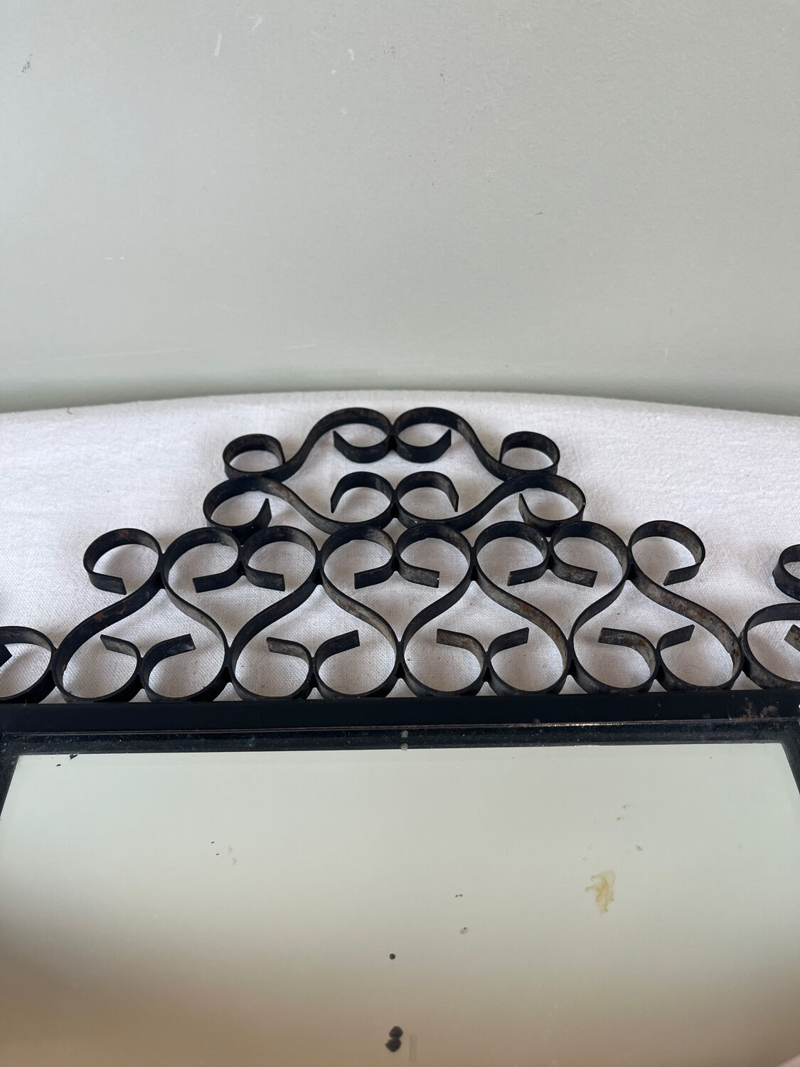 Wrought iron mirror Chaty Vallauris