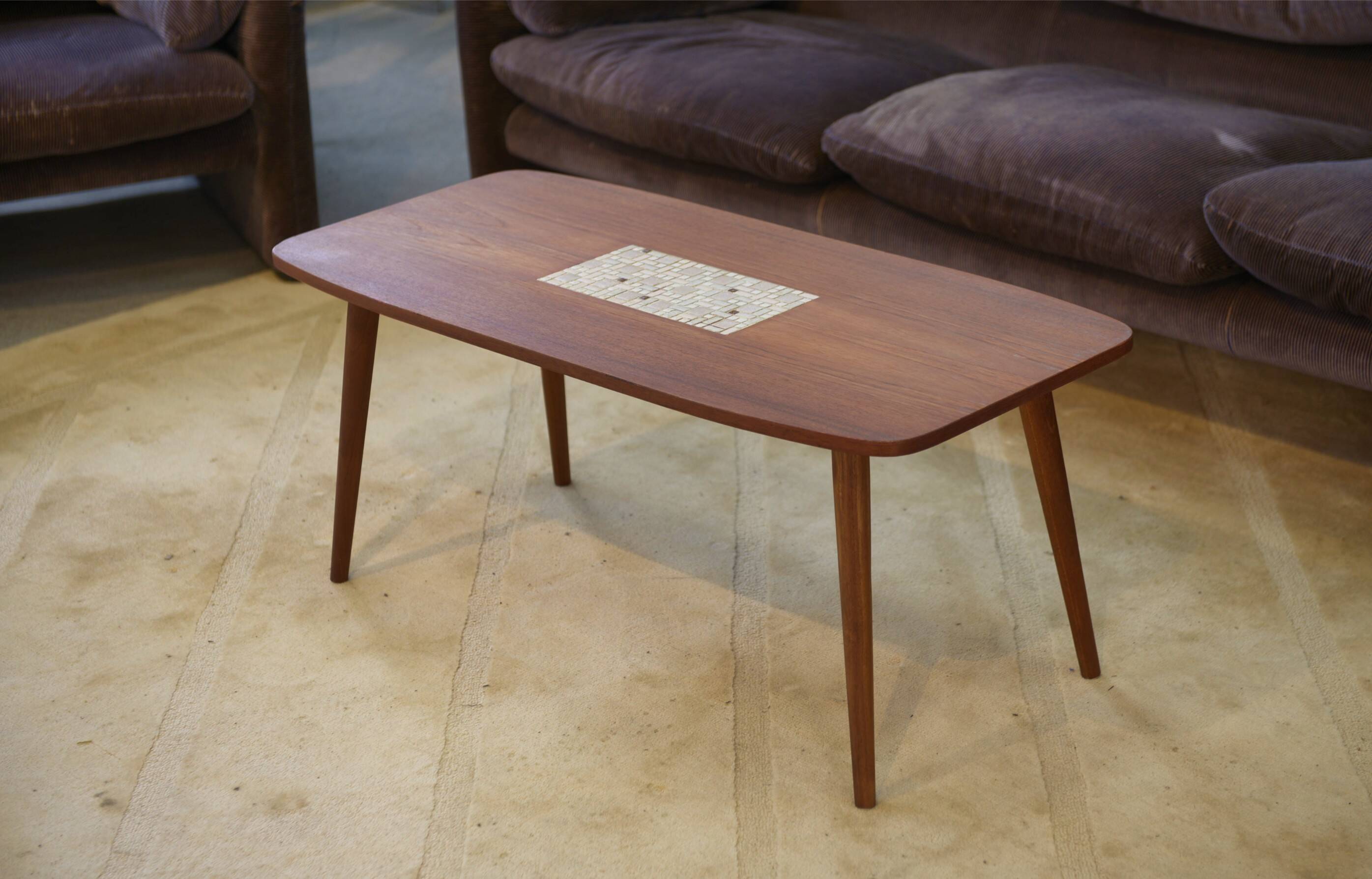 1960s Scandinavian mosaic coffee table