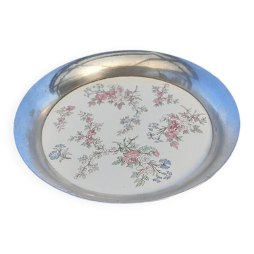 Louis XV Sarreguemines decor tray