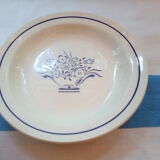 Assorted 18 old blue plates