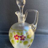 Non-selfish night service - art nouveau - hand-decorated satin blown crystal