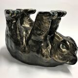 Black bear coffee table, 1970