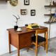 Teak Desk, Denmark 1960s/1970s, Vintage, Mid-C Modern