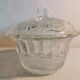 Glass sugar bowl