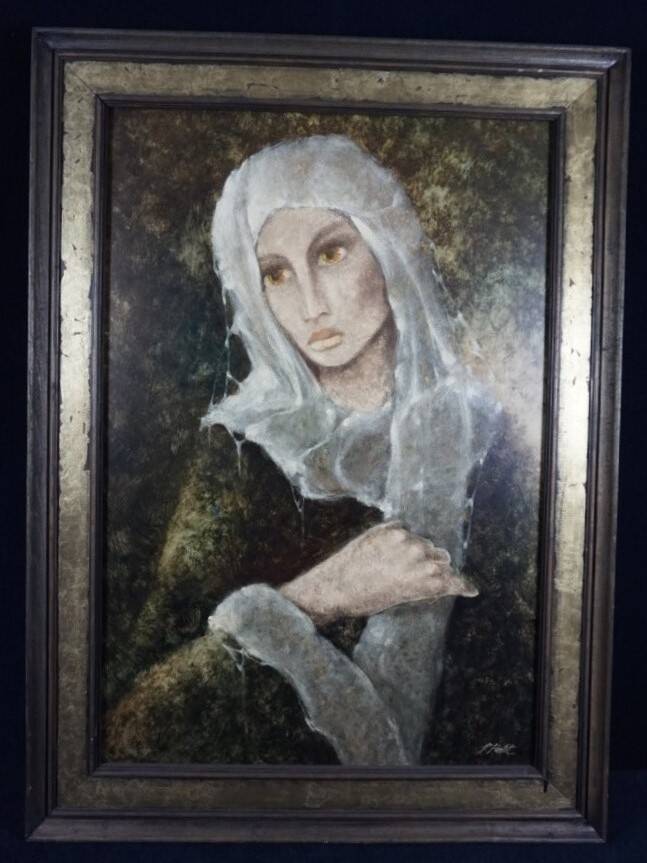 P.Petit. Portrait of the girl.