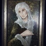 P.Petit. Portrait de la jeune fille.