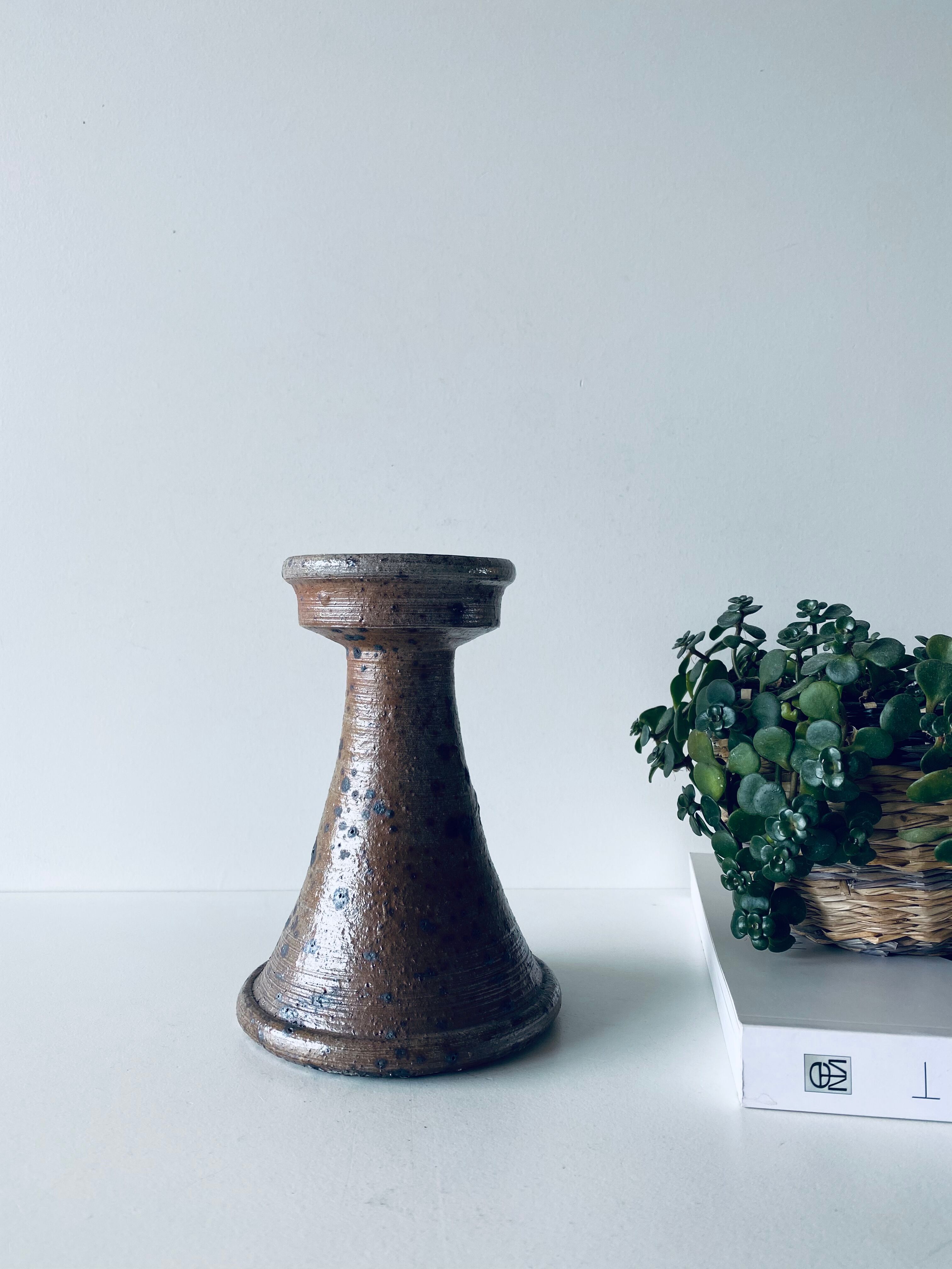 Pyrity sandstone candlestick